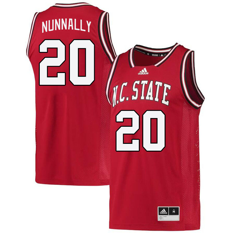 Men #20 Alex Nunnally NC State Wolfpack College Basketball Jerseys Stitched Sale-Retro